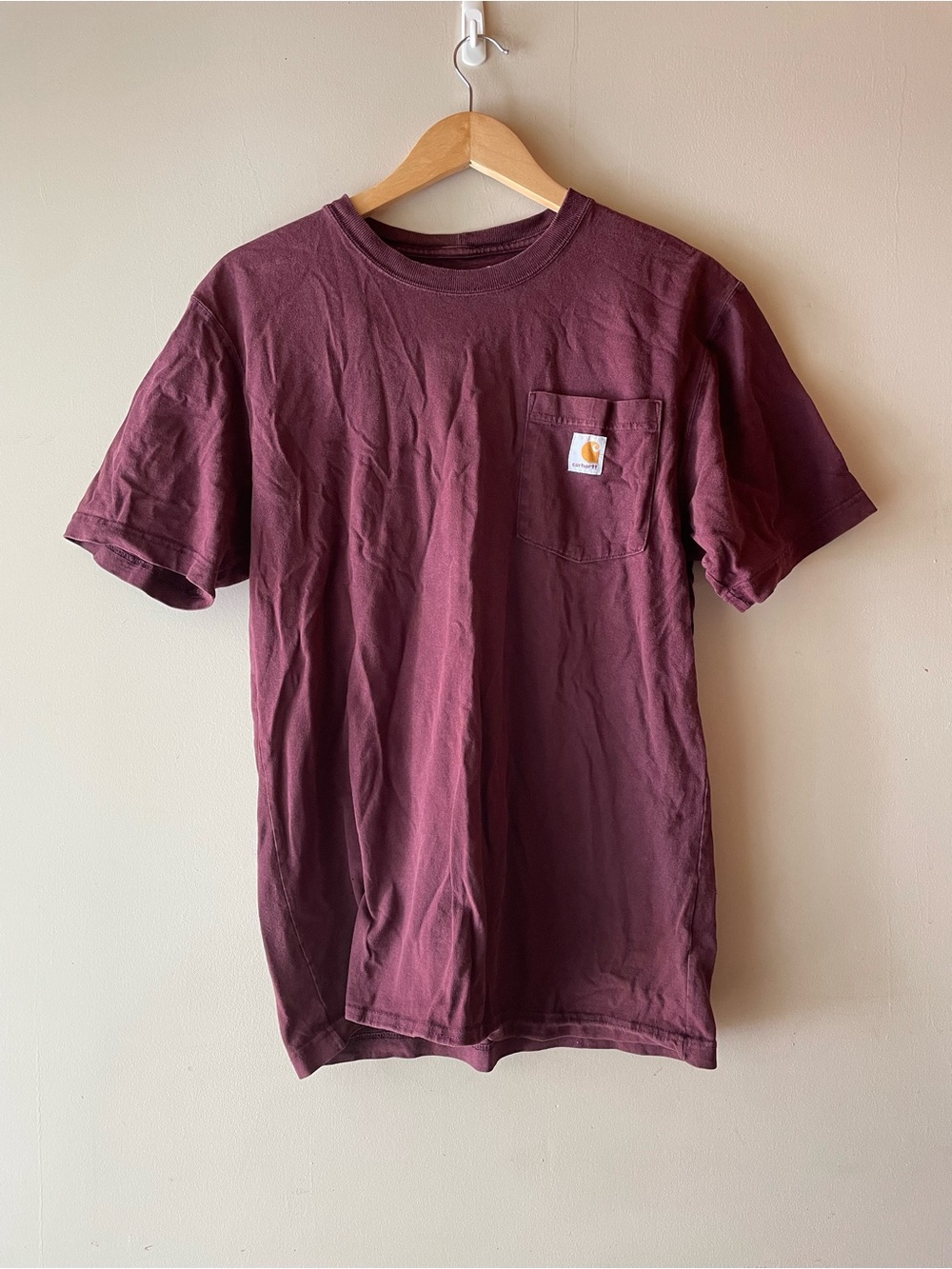 Carhartt | Mens Size Small Maroon Tee